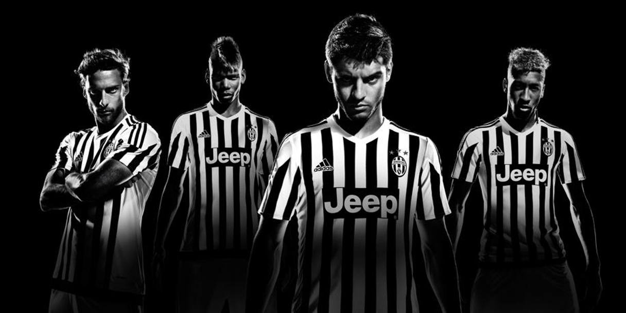 Da oggi la Juventus veste Adidas, e lo far fino al 2021. Fedele alla tradizione, la nuova divisa Home presenta l&#39;iconica maglia bianconera, pantaloncini bianchi e calzettoni bianchi. La nuova maglia presenta le righe bianche e nere pi strette (Adidas)